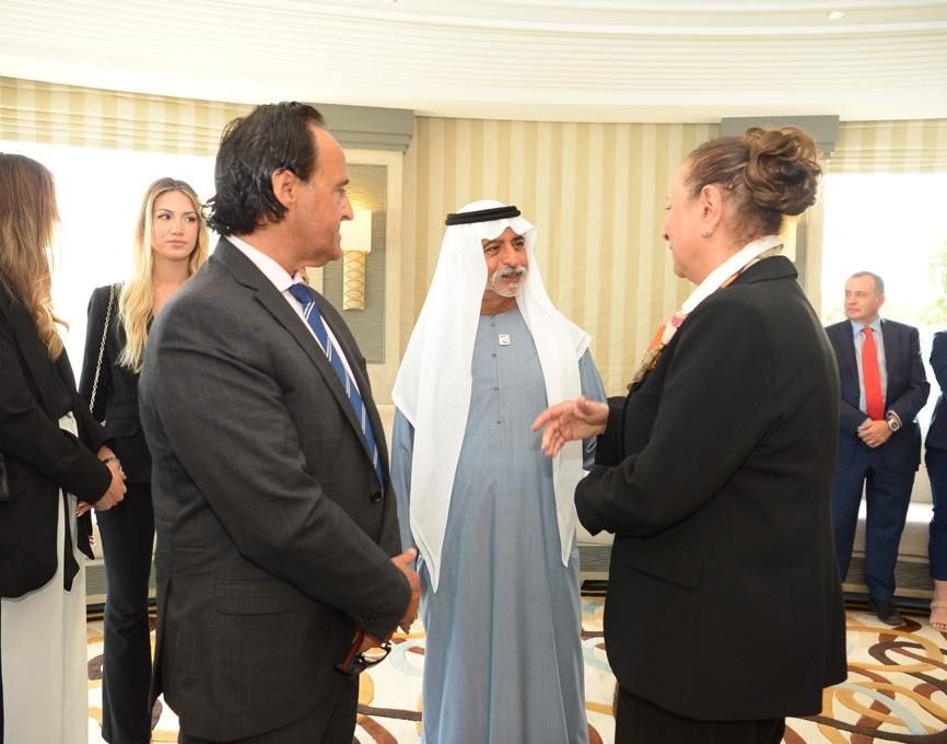 Anita Nouri in dialogue with H.E. Sheikh Nahyan bin Mubarak Al Nahyan